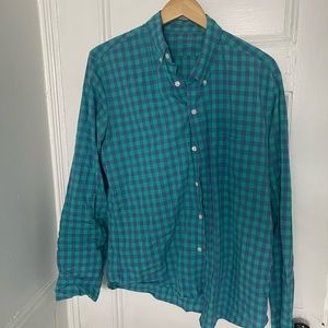 J. Crew Men's Light Weight Button Down Shirt Size Large Slim Fit!